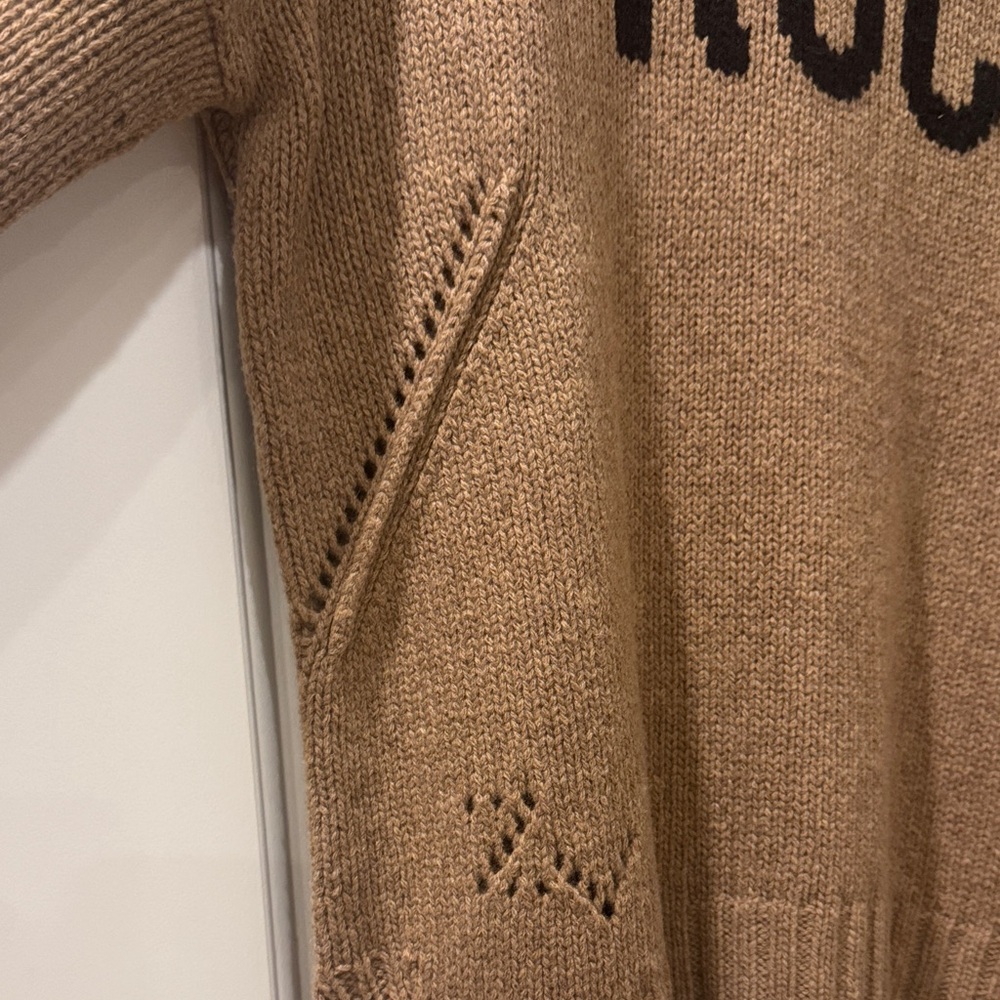 Zadig & Voltaire Tan 'Rock' wool Sweater - Picture 3 of 8